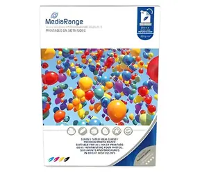 Papier fotograficzny MediaRange A4 dwustronny, błyszczący, 220 g / Papier fotograficzny / 50 arkuszy / tusz
