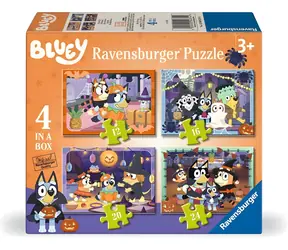 Ravensburger Puzzle Bluey Halloween 4w1 / 12+16+20+24 elementy