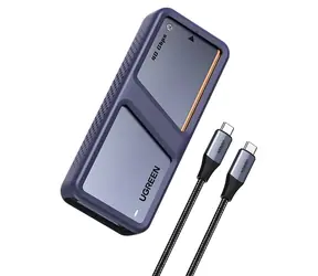 Ugreen D703 szary / Obudowa zewnętrzna / Dysk SSD M.2 NVMe / USB4 40 Gb/s / chłodzenie aktywne