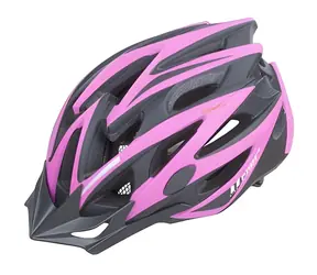 Pro-T PLUS Tarifa czarno-różowy / Kask rowerowy / In-mold / M (55-58 cm)