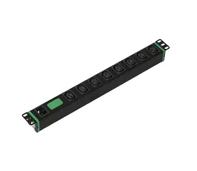 APC Easy Rack PDU Basic 1U / jednostka dystrybucyjna PDU / pozioma / 230 V / 16 A / 3700 W / C20 -> 8x C13