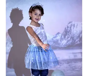 Spódniczka tutu CERDÁ Frozen / z opaską / błyszczące płatki śniegu / od 6 lat