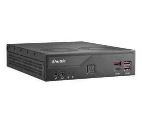 Shuttle XPC slim DB860 czarny / Barebone / LGA1851 / Intel B860 / 2x SO-DIMM DDR5 / M.2 NVMe + SATA / 2x LAN