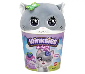 WINKSIES interaktywna pluszowa zabawka Blueberry Kitten / mruga i wydaje dźwięki / od 3 lat