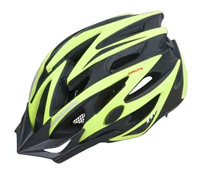 Kask Pro-T PLUS Tarifa czarno-żółty fluo / Kask rowerowy / In-mold / M (55-58 cm)