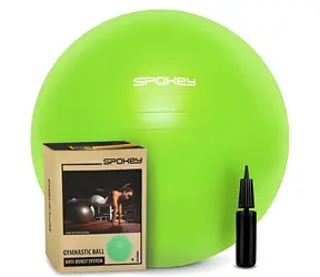 Spokey FITBALL III zielona / Piłka gimnastyczna / 65 cm / pompka w zestawie