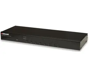 Przełącznik KVM Intellinet 8/1 czarny / przełącznik KVM / USB / PS/2 / 8 portów / 19"