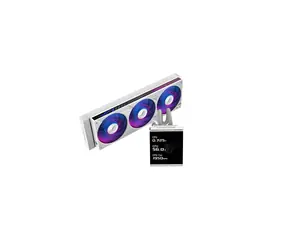 Asus ROG STRIX SLC IV 360 biały / Zestaw chłodzenia wodnego procesora / 3x 120mm / ARGB / LCD 5.08" / AM4/AM5/LGA1700/1851