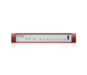 ZyXEL USG FLEX 100HP / Zapora sieciowa / 8x GbE / 1x PoE+ / 1x USB / urządzenie samodzielne