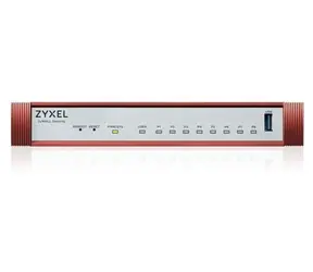 ZyXEL USG FLEX 100HP / Zapora sieciowa / 8x GbE / 1x PoE+ / 1x USB / roczny pakiet Gold Security Pack