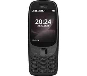 Nokia 6310 (2024) Dual SIM czarny / Telefon z przyciskiem / 2,8" IPS / Radio FM / Bluetooth 5.0 / 1450 mAh