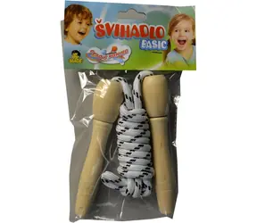 Skakanka z drewnianą rączką 227 cm / Skakanka / od 3 lat