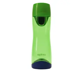 Contigo Swish 500 ml zielony / Butelka na wodę / Automatyczne zamknięcie / Bez BPA / Można myć w zmywarce