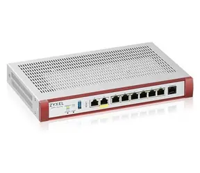 ZyXEL USGFLEX200HP / Zapora sieciowa / 5 Gbit/s / 8x LAN / PoE+ / uOS