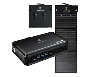 Viking VALI150 + L60 PD / Zestaw power bank i panel słoneczny / 9600 mAh / 138 Wh / 150 W / ładowanie słoneczne 60 W