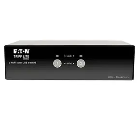 EATON B004-DPUA2-K / przełącznik KVM / DisplayPort / 4K 60Hz / koncentrator USB / audio