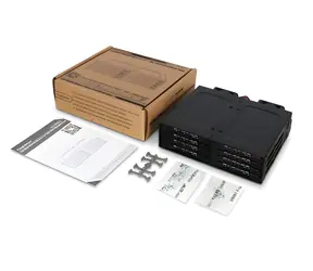 Stacja dokująca Icy Dock MB998IP-B ToughArmor, czarna / Obudowa na dyski HDD/SSD / 8 dysków 2,5" SAS/SATA / MiniSAS HD / Hot-Swap / do 5,25" wnęki