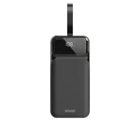 Savio BA-14 czarny / Power bank / 50000 mAh