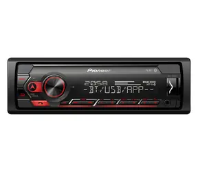 Pioneer MVH-S320BT czerwony / 1DIN / radio samochodowe / USB / Bluetooth