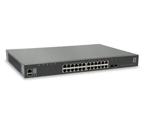 LevelOne GTL-2881 / Przełącznik / 24x GE / 2x SFP+ 10G / Zarządzany L3 / 19" / Stackable