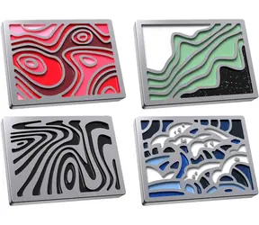 HyperX Abstract Series / Magnetyczny znaczek / do klawiatur HyperX / 4 szt. w opakowaniu