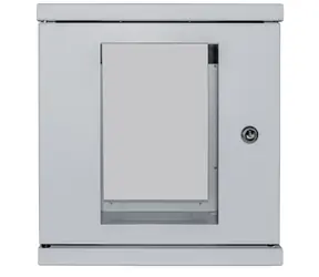 Intellinet Rack ścienny 10" szary, zmontowany / Rack / 6U / 300x300 mm / nośność 60 kg