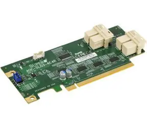 SuperMicro AOC-SLG3-4E4R / Kontroler / 4X NVMe SFF-8643 / PCIe x16 Gen3 / Niski profil
