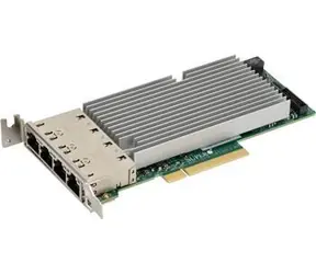 SuperMicro STG-i4T / Karta rozszerzeń / PCIe Gen3 x8 (LP) / 4X 10GbE RJ45 / Intel XL710 + X557
