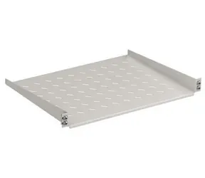 EFB szary / Półka rack / 19" / 1U / stała / głębokość 350 mm / nośność 6 kg