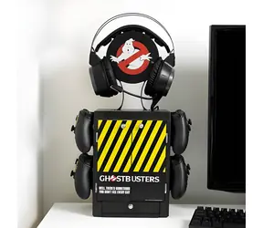 NUMSKULL Gaming Locker Ghostbusters / Stojak na płyty z grami / Xbox / czarno-żółty