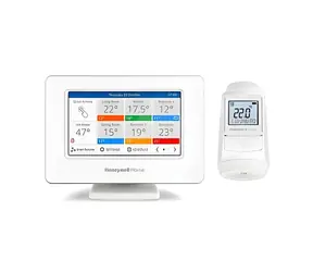 Honeywell Home EvoHome EVO-APARTMENT- PLUS / Zestaw startowy / jednostka sterująca + głowica termiczna HR93