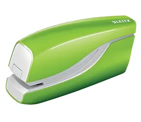 Leitz NeXXt Wow 5566 zielony / Zszywacz elektryczny / Pojemność 10 arkuszy / Zasilany bateryjnie