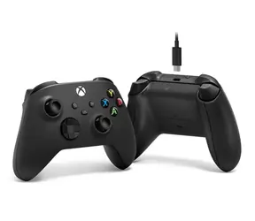 Microsoft Xbox Series czarny / Gamepad / Kabel Bluetooth/USB / USB-C / PC, Xbox Series X/S, Xbox One