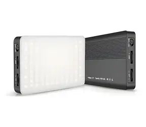 RealPower VL-1 Lights On Video czarny / Lampa wideo LED / 120 diod LED / 1250 lm / 3200-6500K / USB-C