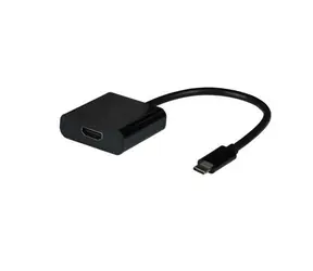 EFB USB-C - HDMI czarny / Kabel przejściowy / 4K 30Hz / HDCP 1.4 / 0,15 m