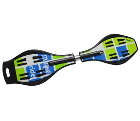 RULYT Waveboard TRULY THUNDER niebiesko-biało-zielony / Nośność 80 kg / Koła PU 88A 80x24mm / Łożyska ABEC 5