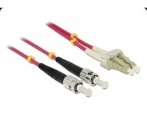 OPTIX LC-ST / Kabel światłowodowy / 50/125 / OM4 / Duplex / 15 m