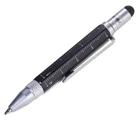 Długopis TROIKA LILIPAD+LILIPUT TOOL czarny / Notatnik / A7 / 128 kartek / długopis kulkowy / gumka