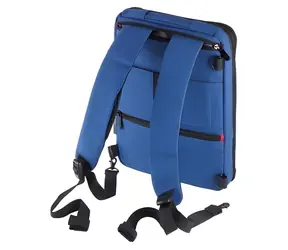 Troika SAFTSACK niebieski / Plecak biznesowy / na laptopa 13" / Port USB / poliester