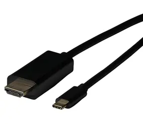 Kabel EFB USB-C - HDMI czarny / Kabel przejściowy / 4K 60Hz / HDCP / USB 3.2 / 2 m