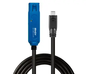Lindy 43381 / Aktywny przedłużacz USB-C/USB-A / USB 3.2 Gen 1 / 8 m / 5 Gbit/s