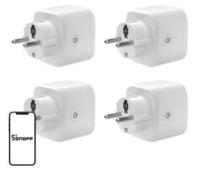 Sonoff S61S / Gniazdo inteligentne zewnętrzne / Wi-Fi / Matter / 4 szt.