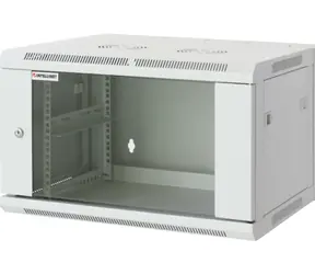Szafka wisząca Intellinet 600x450 mm szara / Szafka / 19" / 6U / drzwi szklane / nośność 60 kg