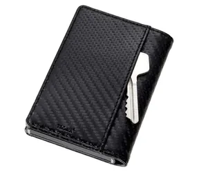 Troika SHERLOCK HOME Carbon / Portfel / Etui na karty MagSafe / Ochrona RFID