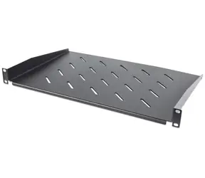 Półka Intellinet 19" rack perforowana czarna / półka 19" / 1U / głębokość 300 mm / nośność 25 kg