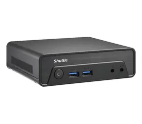 Shuttle NE10N / Mini PC barebone / Intel N100 / SO-DIMM DDR4 / M.2 SSD / chłodzenie pasywne