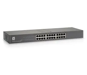 LevelOne GSW-2457 / Przełącznik / 24x Gigabit / Niezarządzany / 48 Gbit/s / 19" metalowy