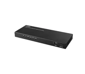 Lindy 38535 Rozdzielacz HDMI 1:4 / Rozdzielacz HDMI / 8K 60Hz / HDMI 2.1 / HDCP 2.3 / wyjście audio
