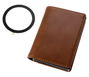 Troika SHERLOCK HOME brązowy / Portfel / Etui na karty MagSafe / Ochrona RFID