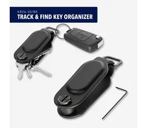 TROIKA Track & Find czarny / Organizer na klucze / Apple Find My / do 4 kluczy